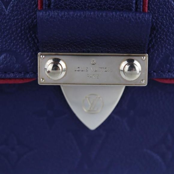 Louis Vuitton Saint Sulpice PM Shoulder Bag Monogram Implant Marine Rouge - Picture 7 of 9